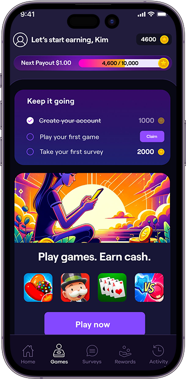 Play Games Earn Coins